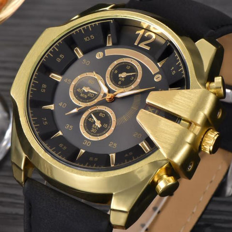 Stainless Steel Quartz Military Watch