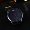 Minimalist Connotation Leather Men's Quartz Wristwatch