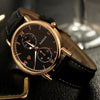 Luxury Fashion Leather Mens Wristwatch