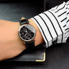 Luxury Fashion Leather Mens Wristwatch